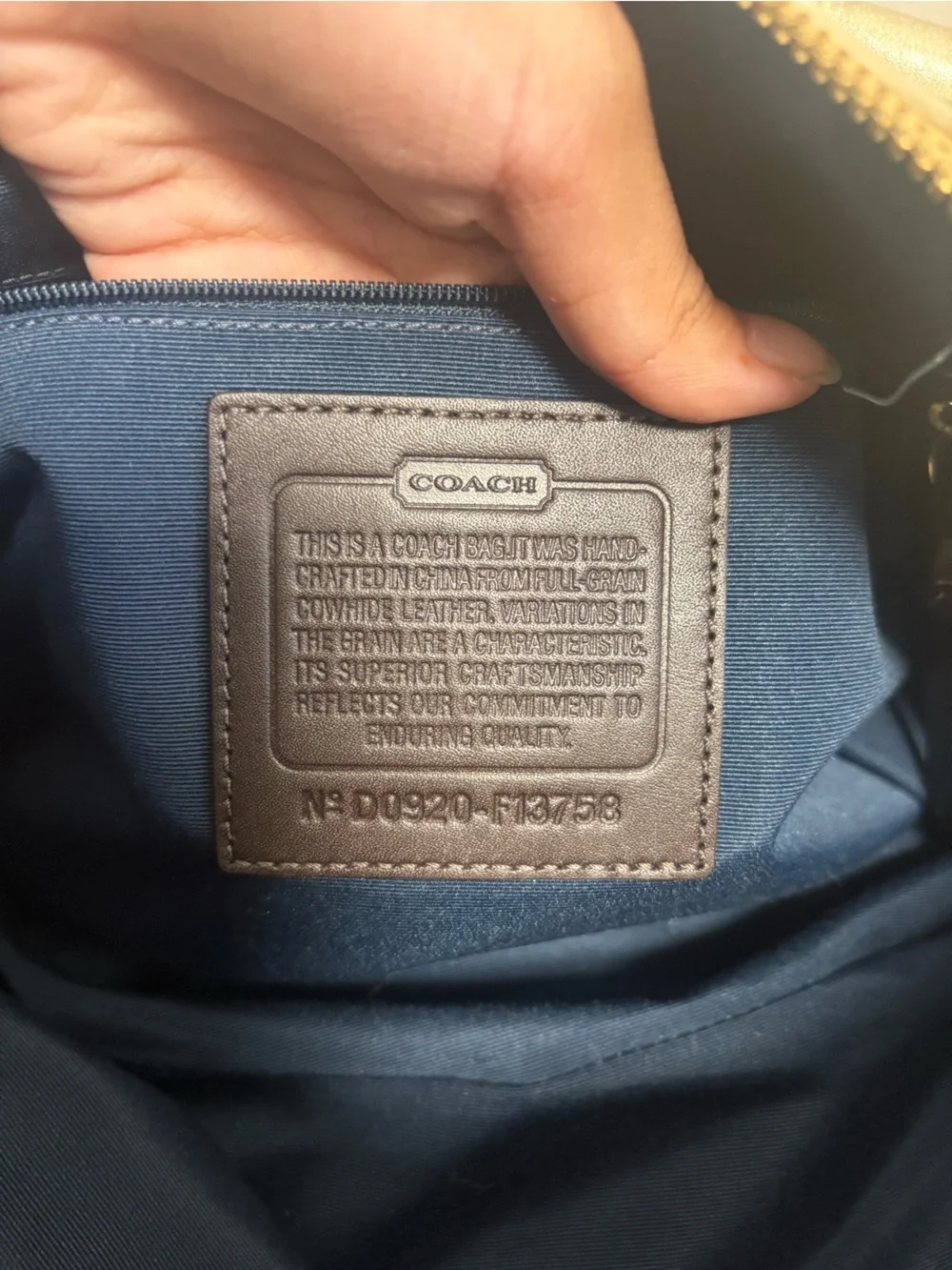 Authentic 2009 metallic coach lily legacy satchel